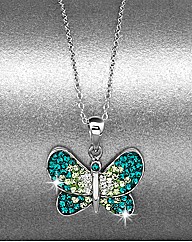 Sterling Silver & Crystal Pendant
