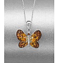 Sterling Silver & Crystal Pendant