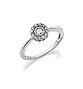 9ct White Gold 1/4ct Illusion-Set Ring