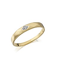 9ct Gold Ladies Diamond-Set Wedding Band