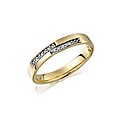 9ct Gold Ladies Diamond-Set Wedding Band