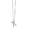 9ct White Gold Diamond-Set Pendant
