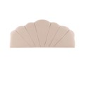 Coral Velour Headboard