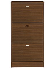 Naples Three Drawer Shoe Cabinet