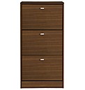 Naples Three Drawer Shoe Cabinet