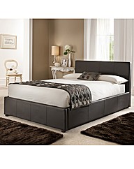 Santorini Single Bed with Basic Mattress