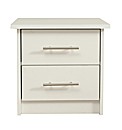 Stockholm Two Drawer Bedside Table