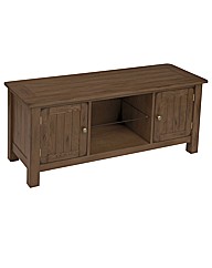 French Farmhouse Oak Two Door TV Unit