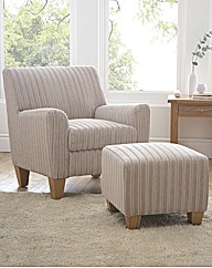 Holburn Chair and Footstool