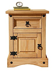Monterrey 1 Drawer Narrow Bedside Table