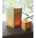 Set 2 Wax Container Cubes Green