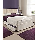 Silentnight Cushtop Memory Sgl Divan 2dr