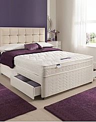 Silentnight Cushiontop KS Divan Set 2dr