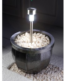 Pack of 10 Stainless Steel Solar Lights