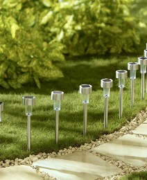 Pack 10 Colour Change Solar Lights