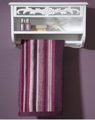 Rose Carved Towel Rail