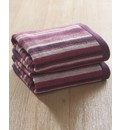 Pair Of Striped Hand Towels