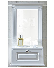 Grecian Mirrored Bathroom Cabinet