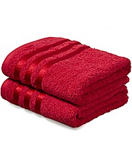 Pair of Luxury Cotton Hand Towels by CL