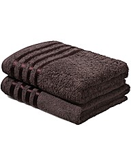 Pair of Luxury Cotton Bath Towels by CL