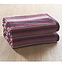 Pair Of Striped Bath Towels