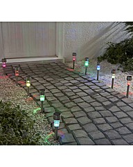 10 Stainless Steel Multicolour Lights