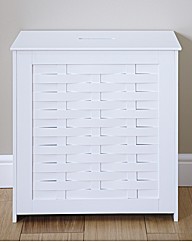 Basket Weave Bathroom Storage Hamper