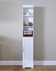 Basket Weave Tall Bathroom Cabinet