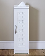 Basket Weave Toilet Roll Cupboard