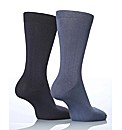 Two Pack Bamboo Socks