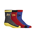 3PK JCB DOUG SOCKS