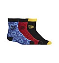 3PK JCB OUT DESIGN SOCKS