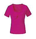 Fuchsia Twist Front T-Shirt