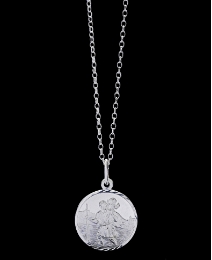 Sterling Silver St. Christopher Pendant