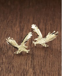 9ct Gold Eagle Stud Earring Set