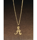 9 Carat Gold Initial Pendant
