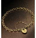 9 Carat Gold Padlock Bracelet