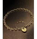 9 Carat Gold Padlock Bracelet