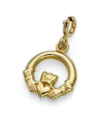 9ct Gold Claddagh Charm