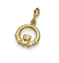 9ct Gold Claddagh Charm