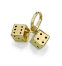 9ct Gold Dice Charm