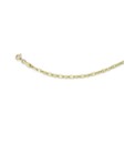 9 Carat Gold Oval Flat Link Bracelet