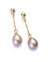 9 Carat Gold Freshwater Pearl Earrings