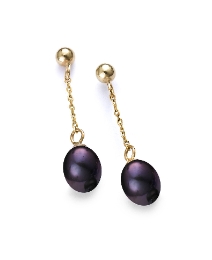 9 Carat Gold Freshwater Pearl Earrings