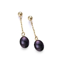 9 Carat Gold Freshwater Pearl Earrings