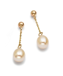 9 Carat Gold Freshwater Pearl Earrings