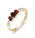 9 Carat Gold Birthstone Ring