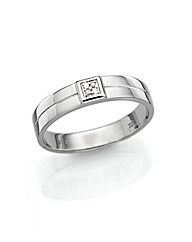 9 Carat White Gold Gents 