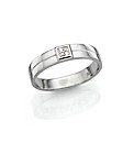 9 Carat White Gold Gents 