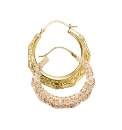 Evoke 9 Carat Gold Crystal-Set Earrings